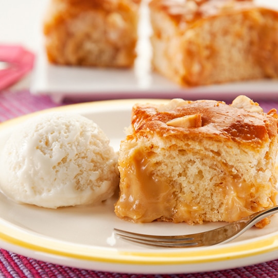 Focaccia de doce de leite e castanha-do-pará 